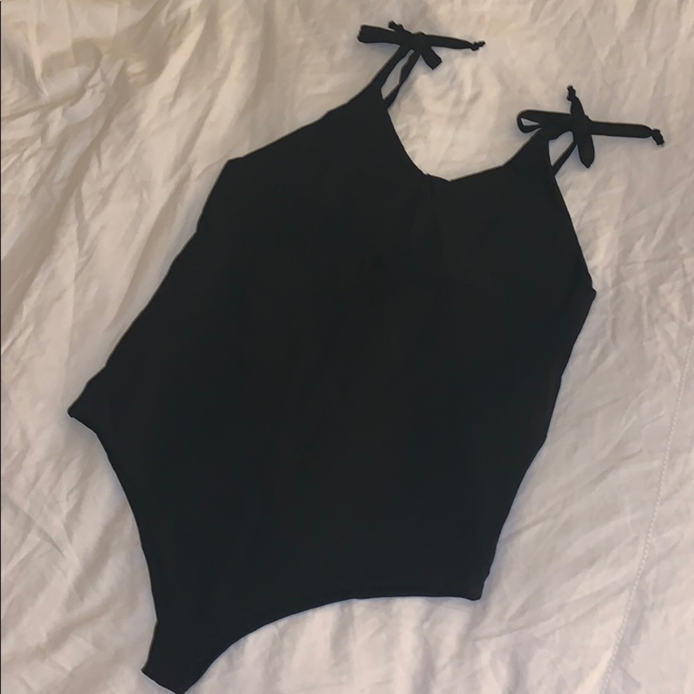 Black One-piece Swimsuit
